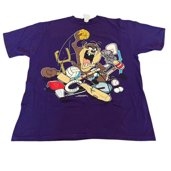 Warner Bros. Other - looney tunes taz sports tee 1995